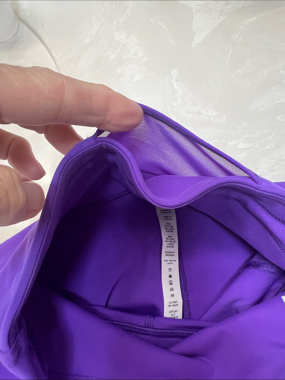 Lululemon Winder Train Mesh Panel High-Rise Short 6” Atomic Purple W7CXFS - Picture 10 of 14